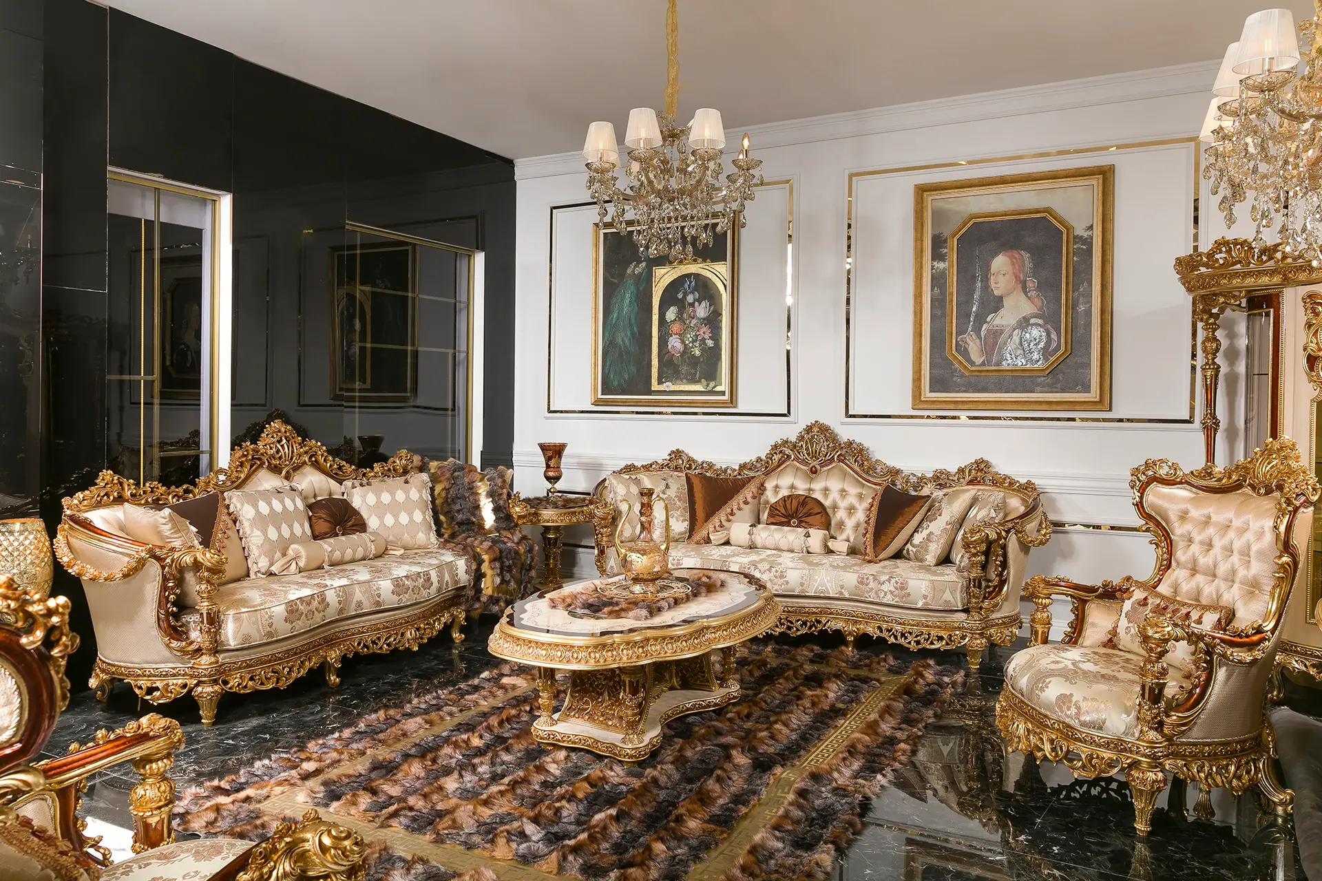 King Classic Sofa Set
