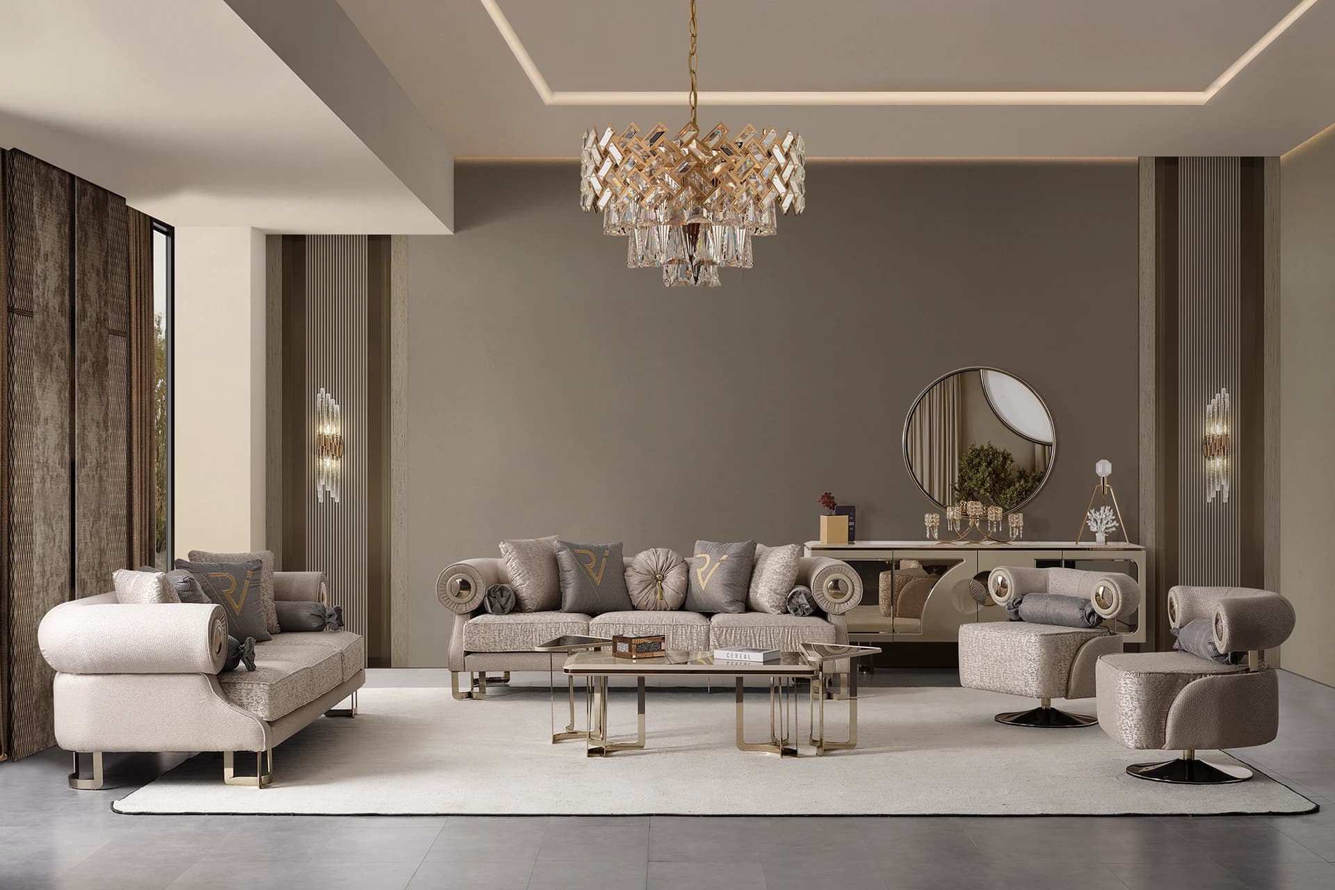 Lariel Modern Sofa Set