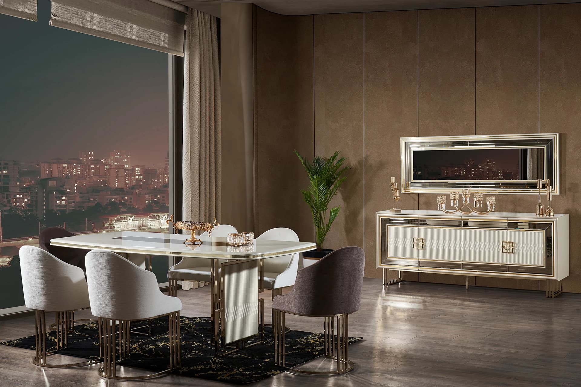 Milano Modern Dining Room Set
