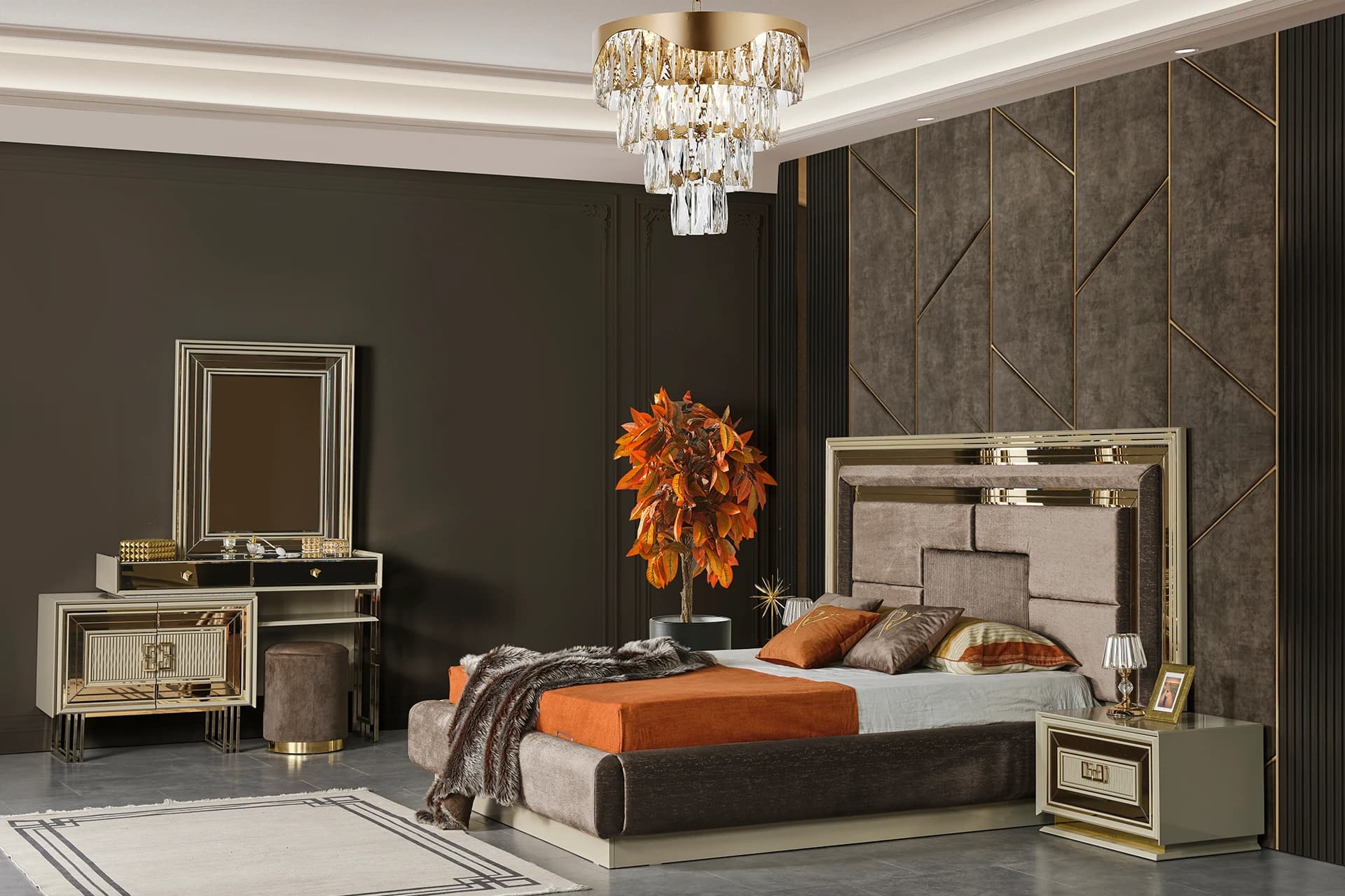 Aspendos Modern Bedroom Set