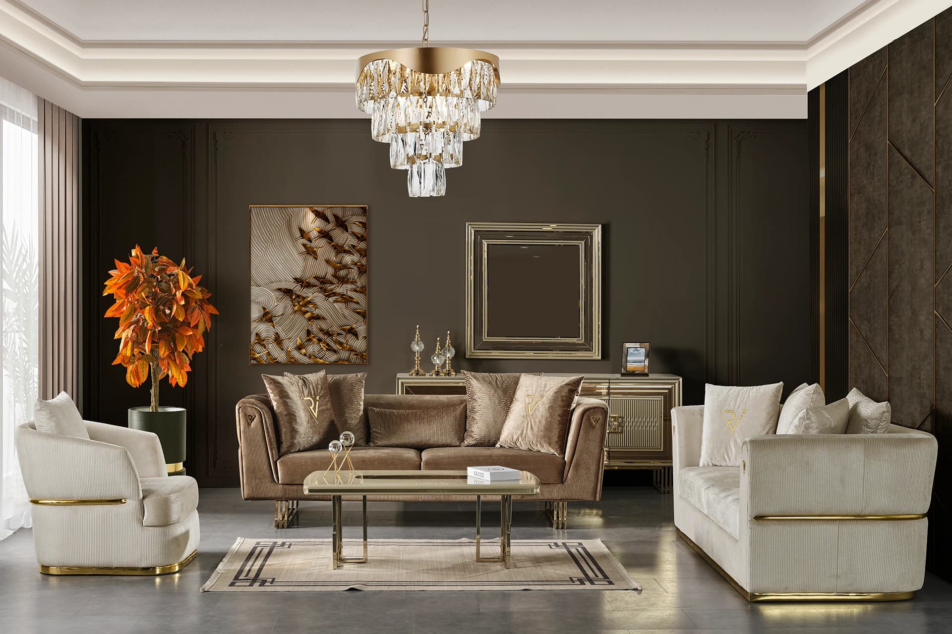 Aspendos Modern Sofa Set