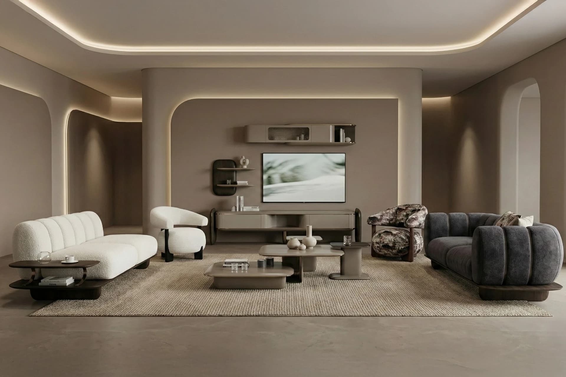 Opera Modern Sofa Set