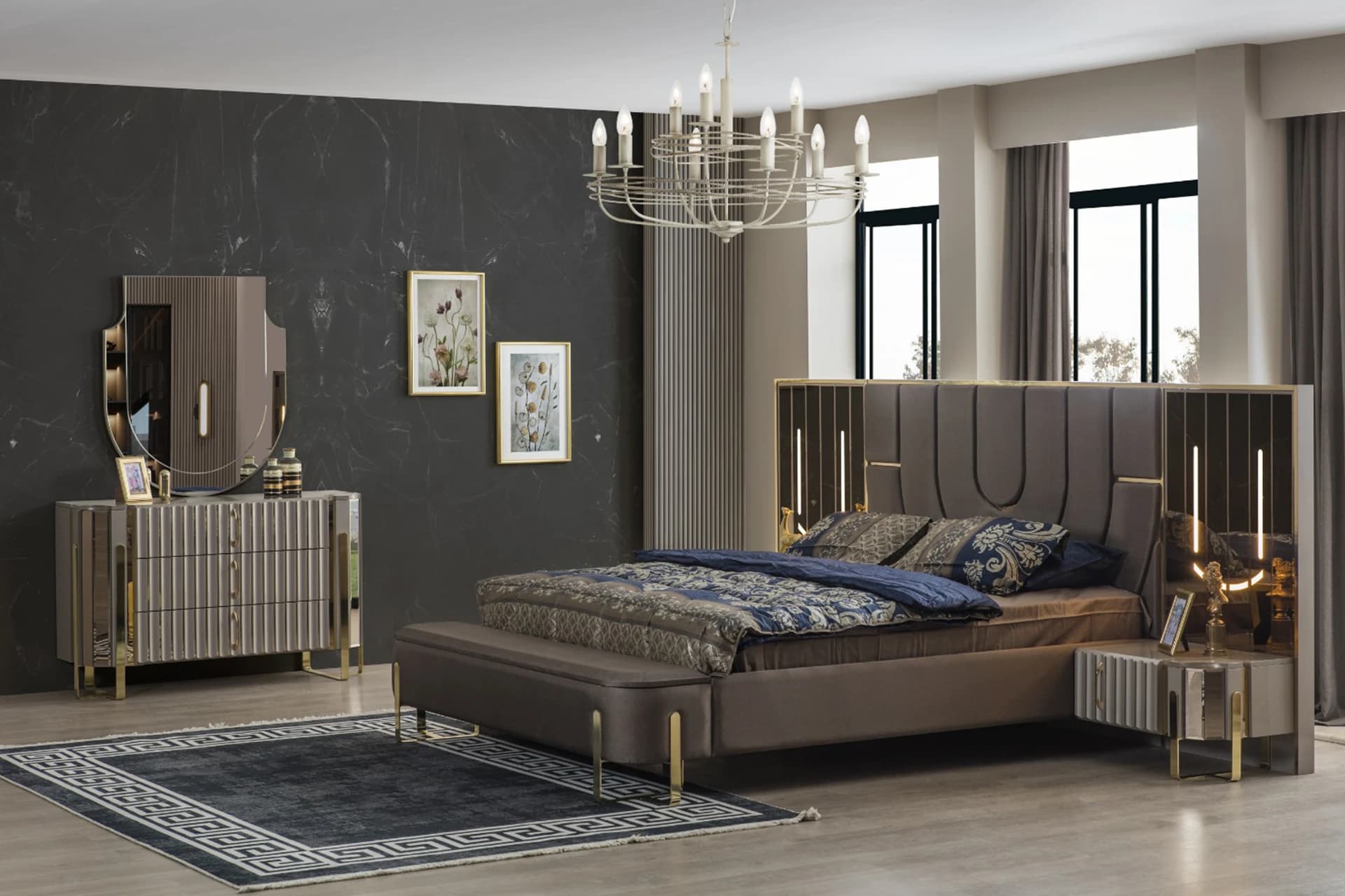 Luxori Modern Bedroom Set