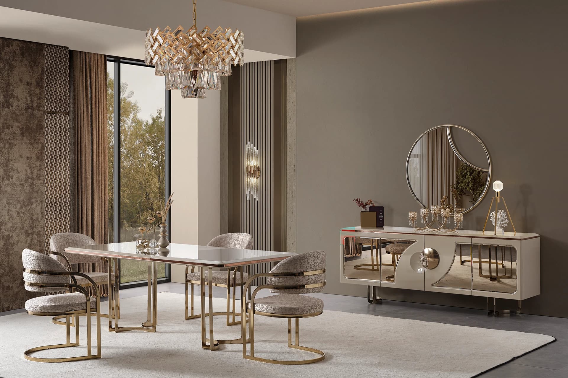 Lariel Modern Dining Room Set