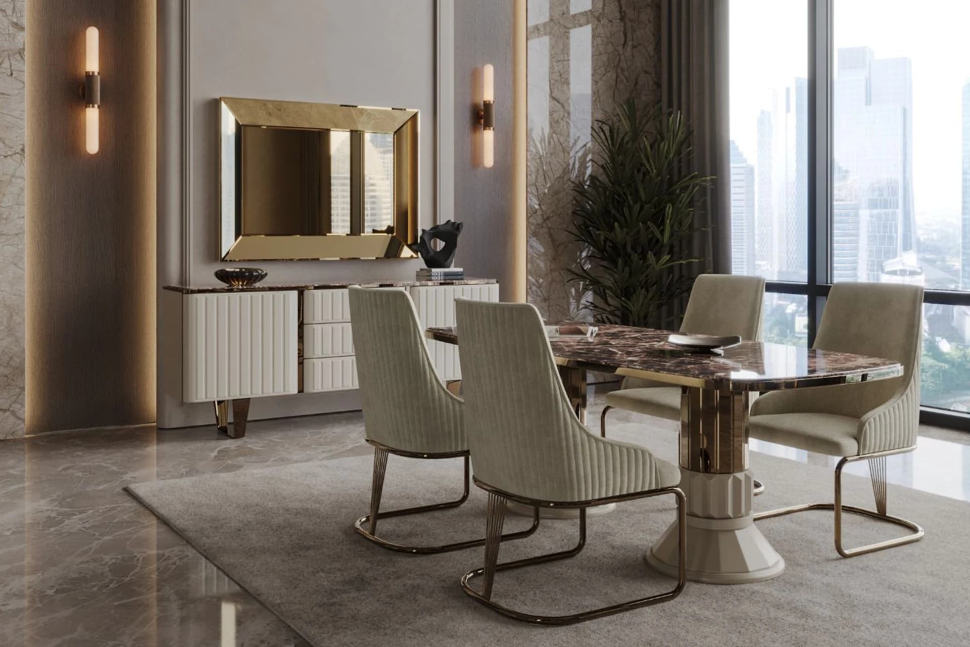 Joker Modern Dining Room Set