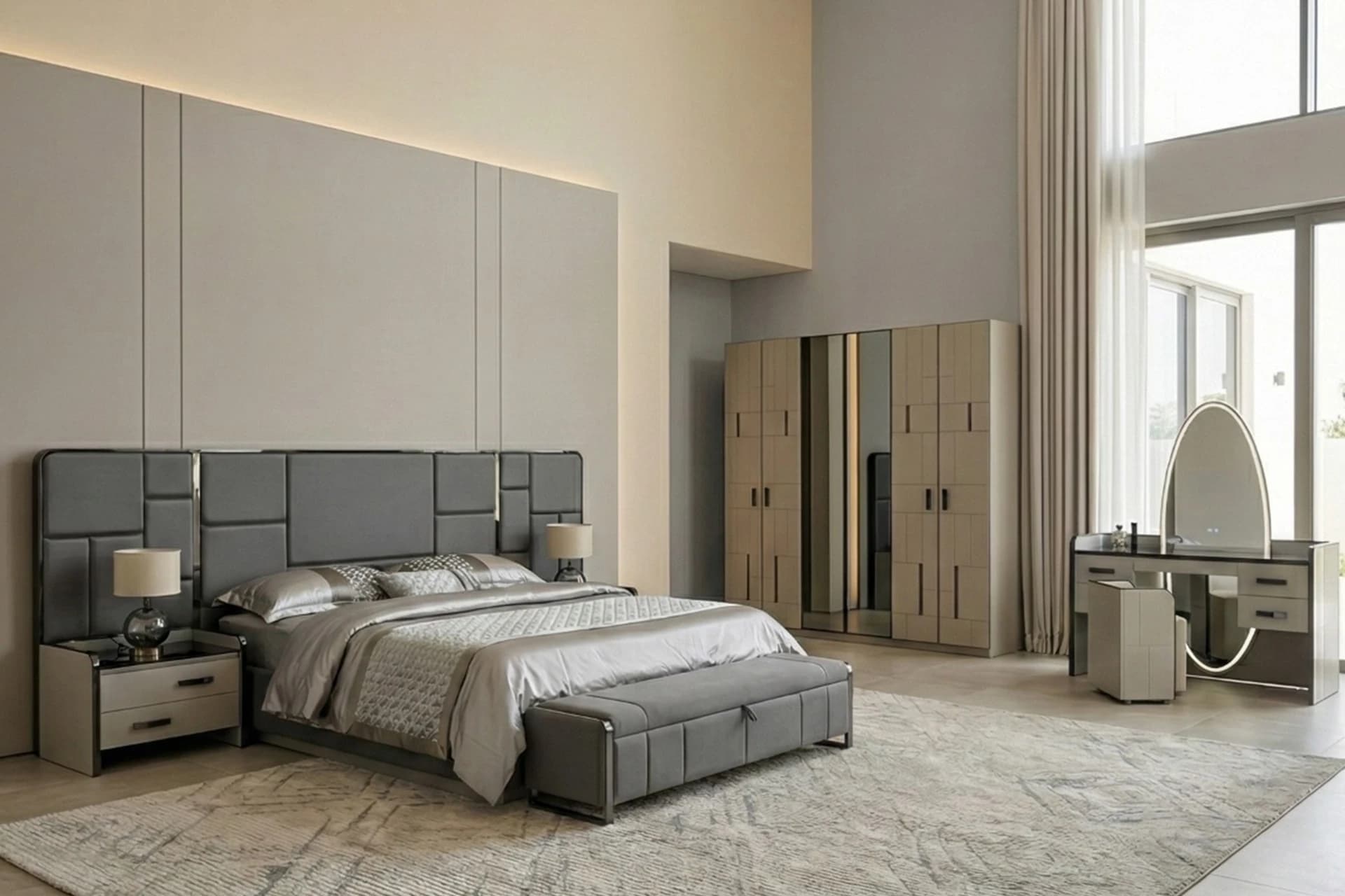Aura Modern Bedroom Set