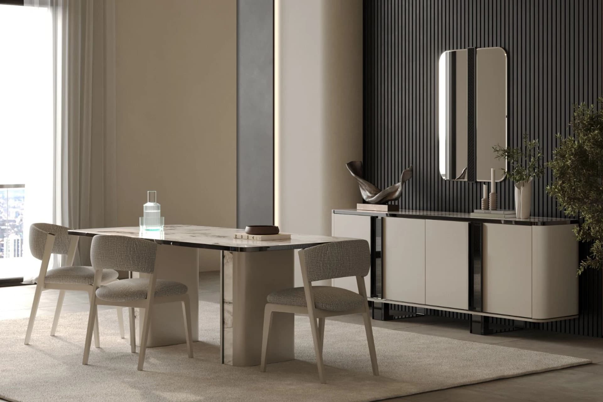 Diamond Modern Dining Room Set