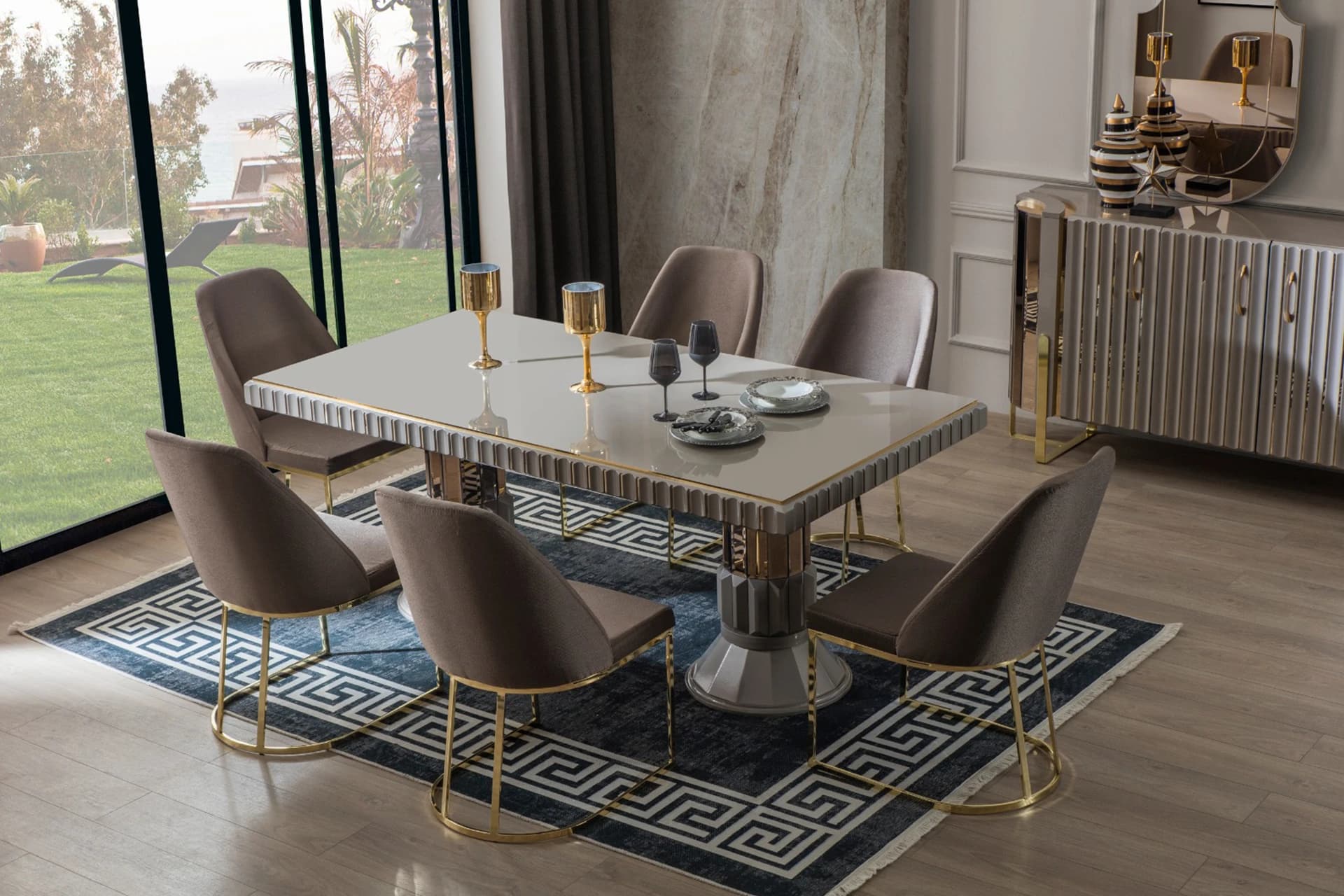 Luxori Modern Dining Room Set