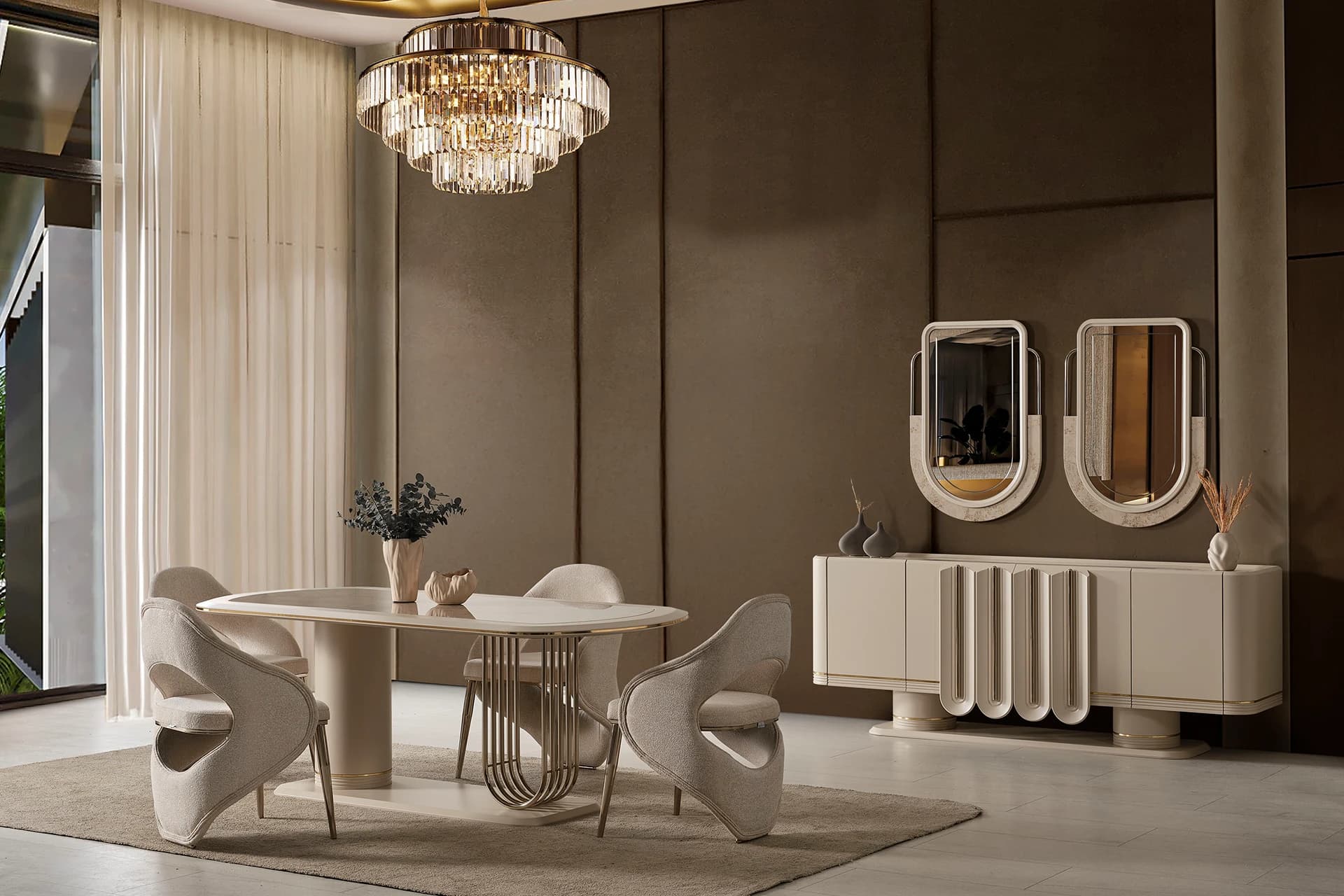 Renaria Modern Dining Room Set