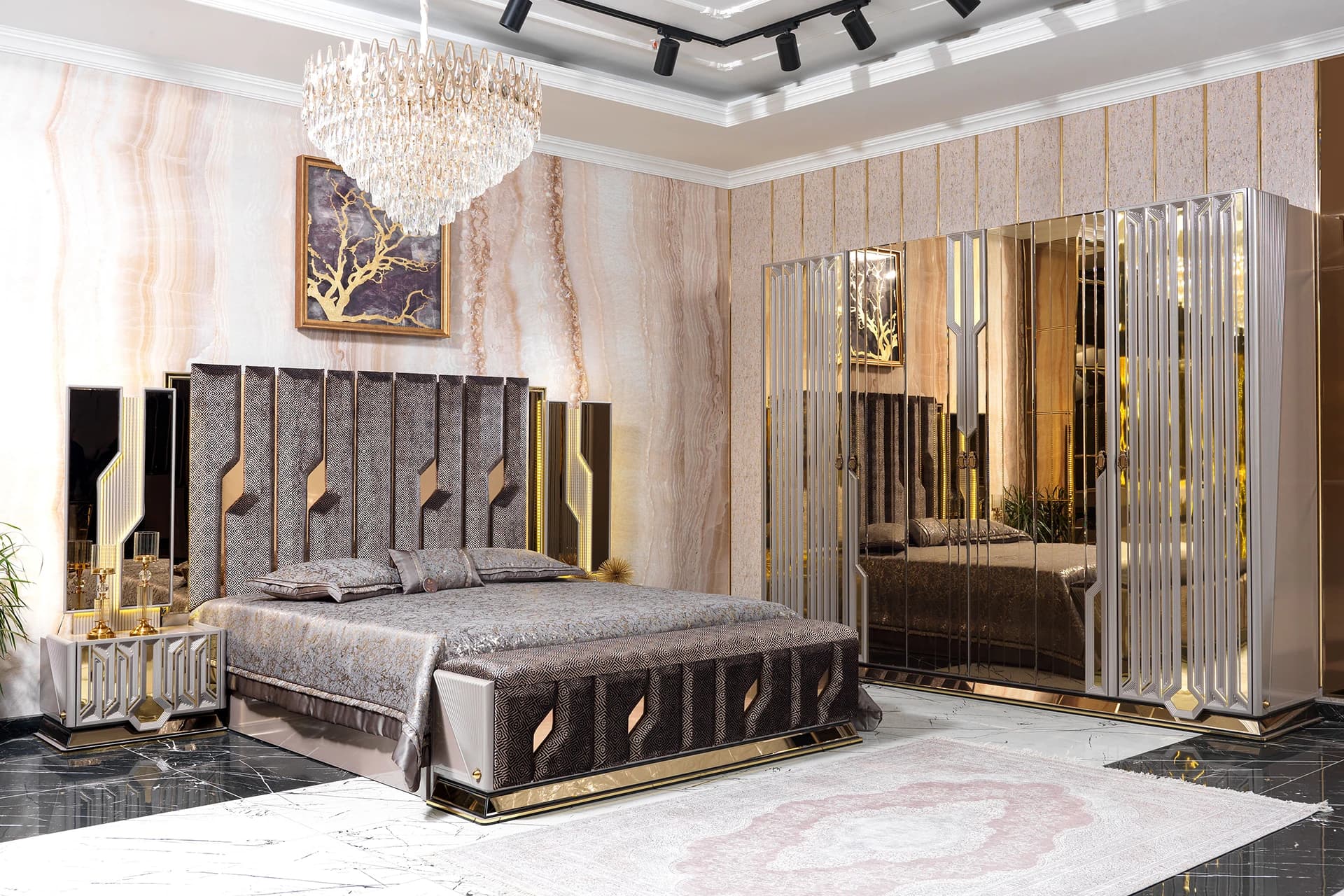 Zelena Modern Bedroom Set
