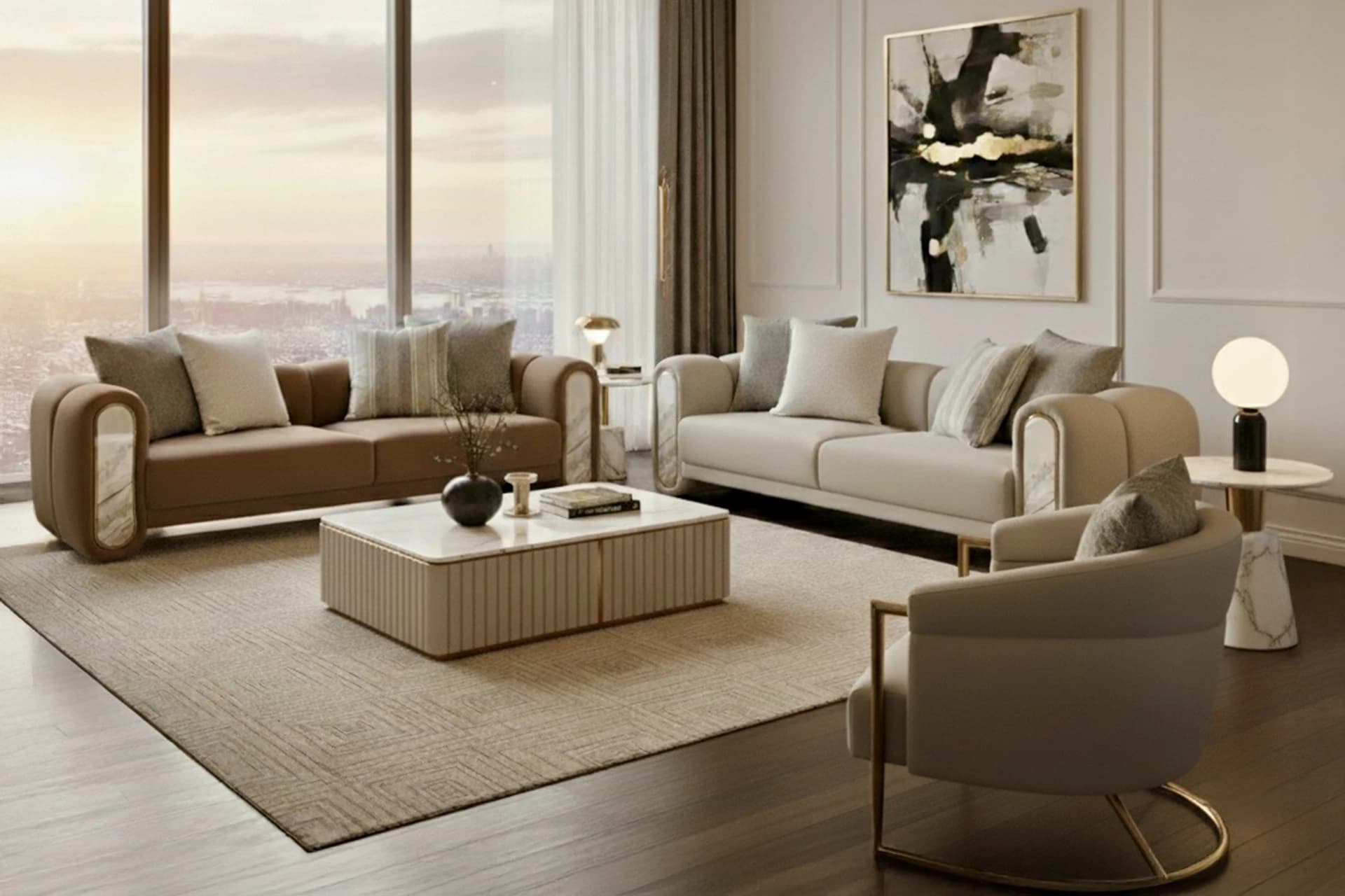 Joker Modern Sofa Set