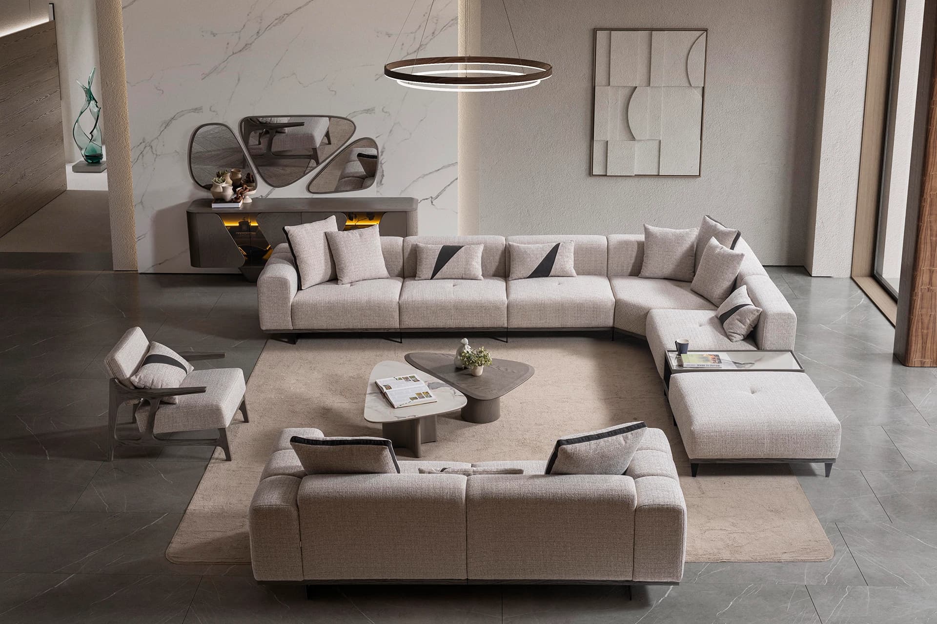 Rio Modern Sofa Set