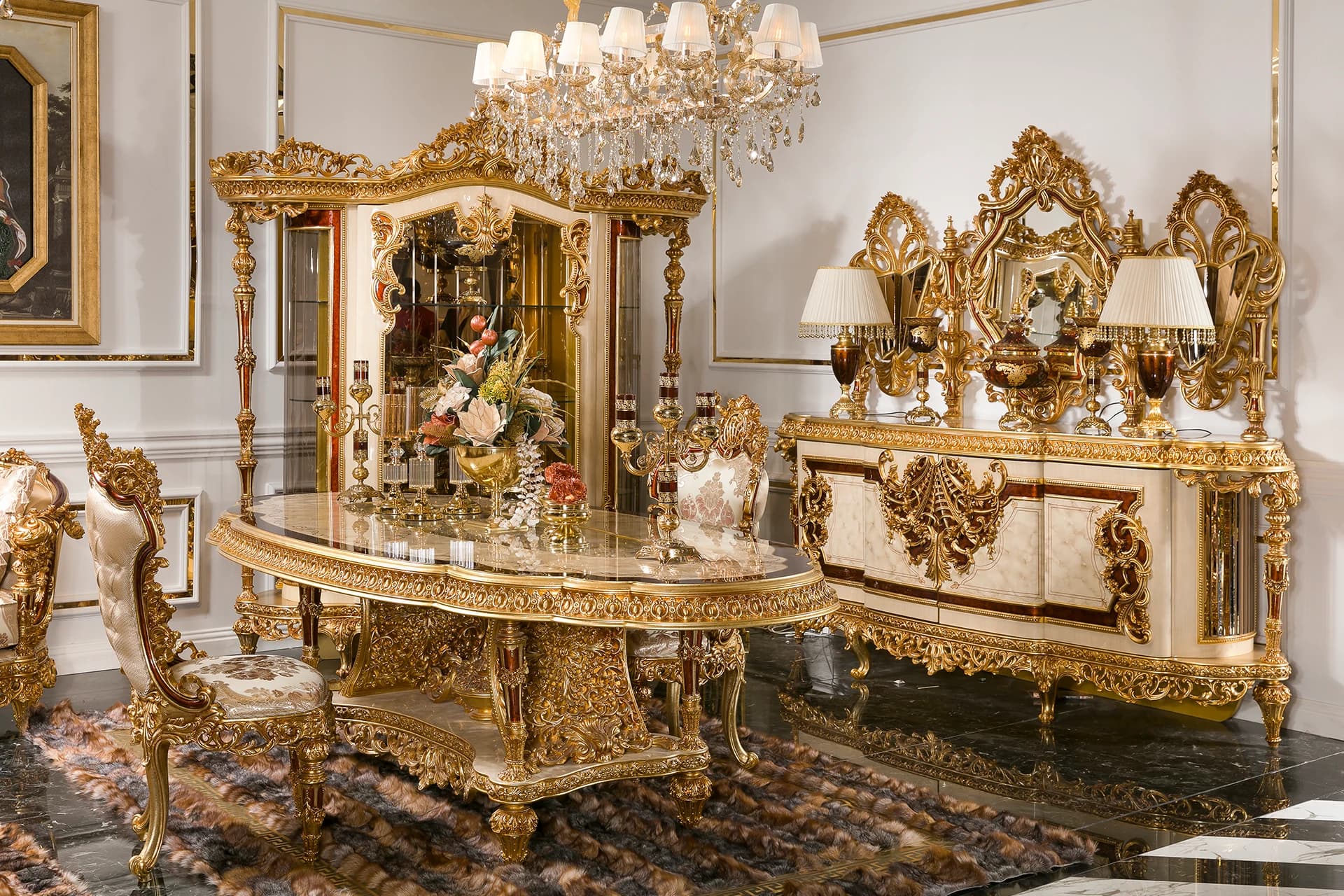 King Classic Dining Room Set